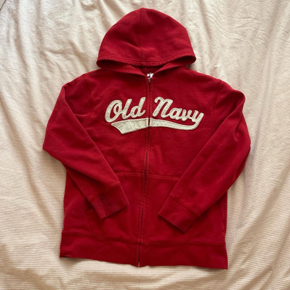 vintage old navy graphic zip up
